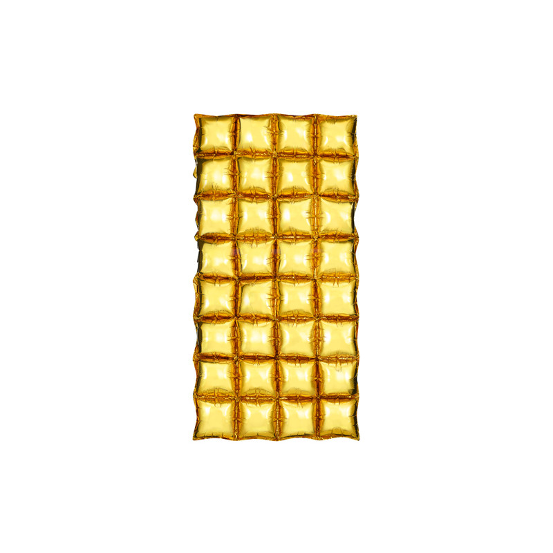 Fóliový balónový závěs, zlatý, 72x143 cm